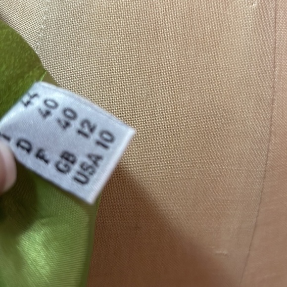 Moschino Cheap Chic Apple Green Straight Skirt The Nanny - Picture 9 of 11